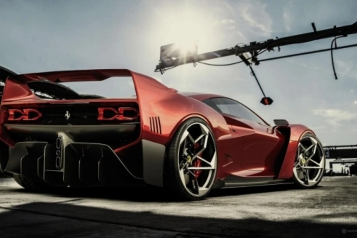 Азербайджанский дизайнер представил легендарный Ferrari в новом образе - ФОТО