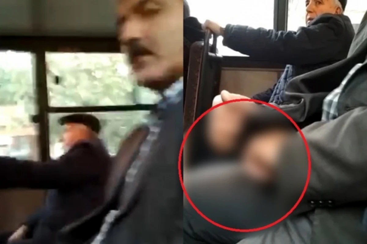 Bakıda avtobusda BİABIRÇILIQ - qadınların yanında cinsi orqanını çıxarıb... (+18 VİDEO)