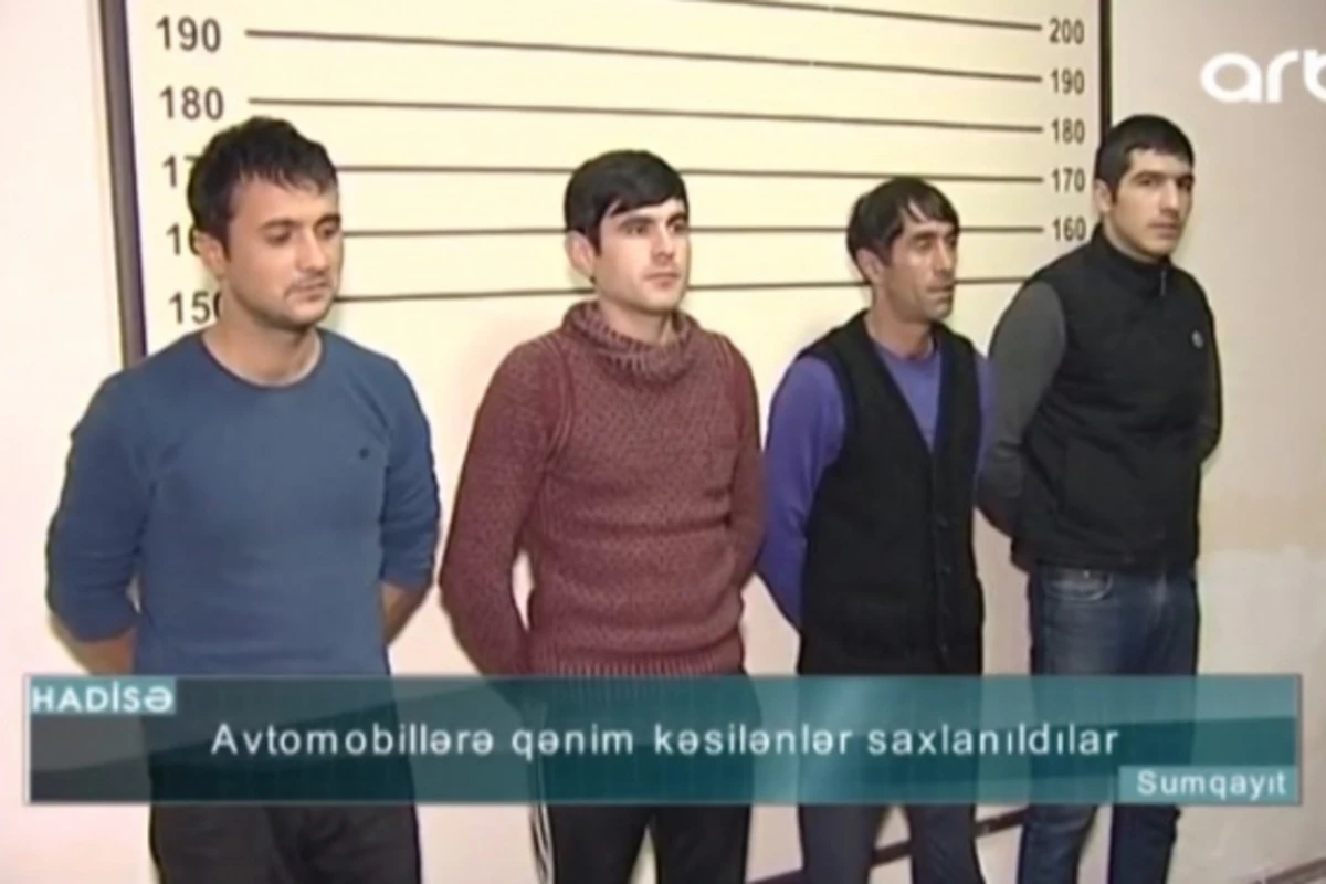 Avtomobillərə qənim kəsilənlər danışdı - VİDEO