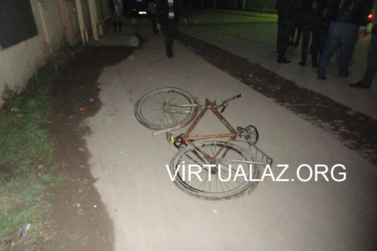 Salyanda velosipedçini maşın vurdu - FOTO Salyanda velosipedçini maşın vurdu - FOTO