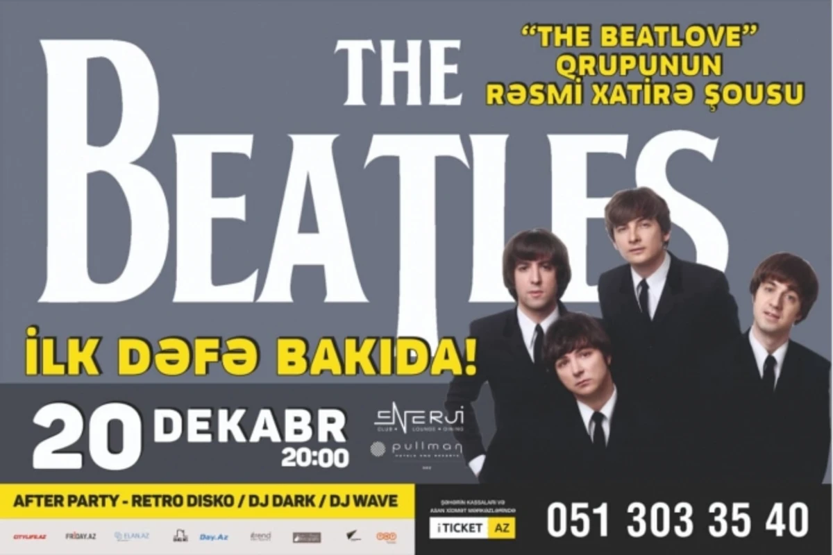 Костюмированное трибьют-шоу The Beatles впервые в Баку!