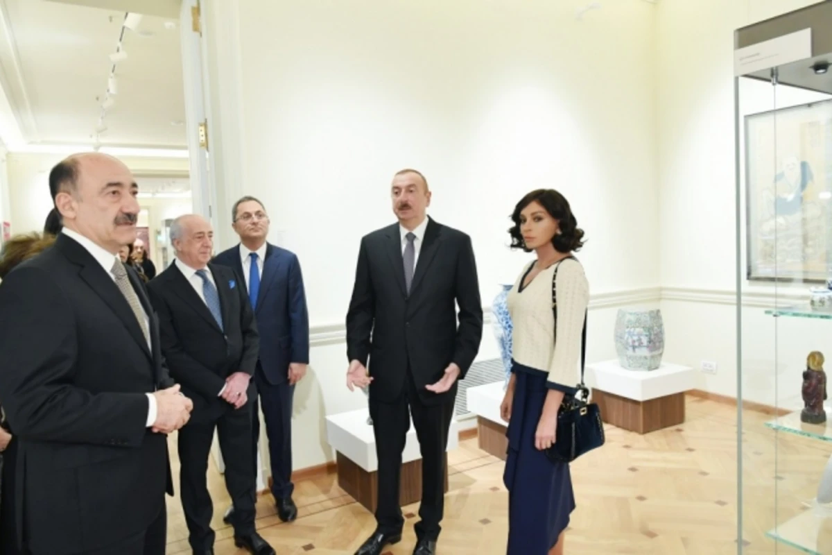 İlham Əliyev və xanımı muzeyin açılışında - FOTOLAR