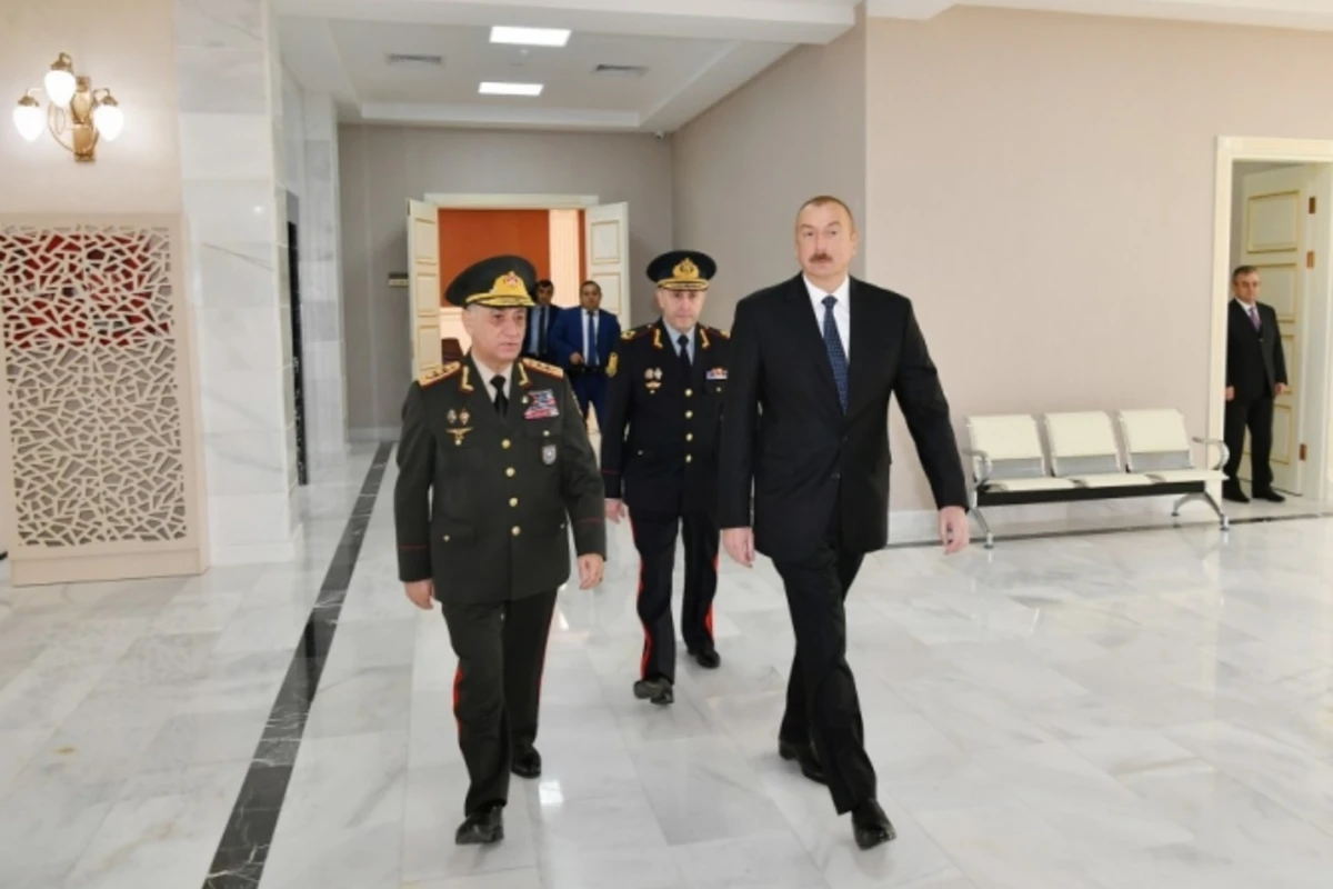 Ильхам Алиев на открытии нового здания Полицейской академии - ФОТО
