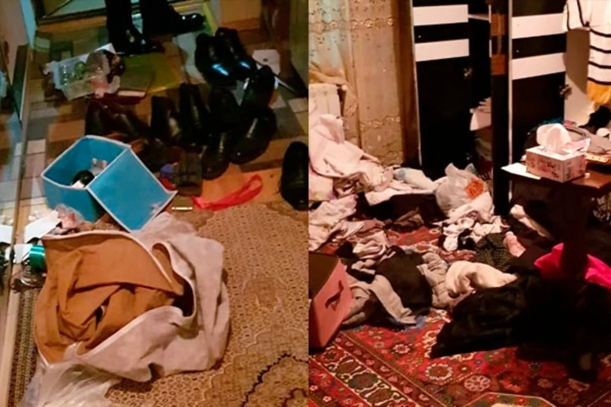 Aygünün evinə oğru girdi: 30 mindən çox ziyan dəyib (FOTOLAR)
