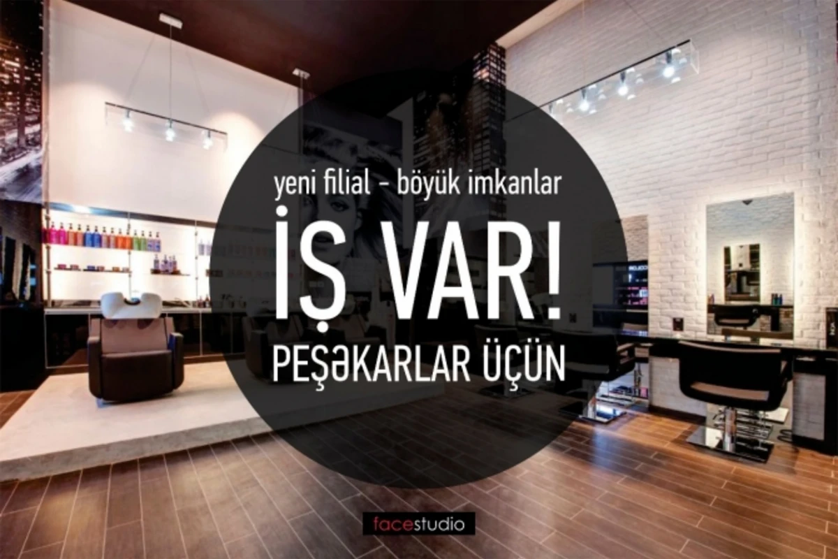 Facestudio-dan iş elanı - işləmək şansınız var!