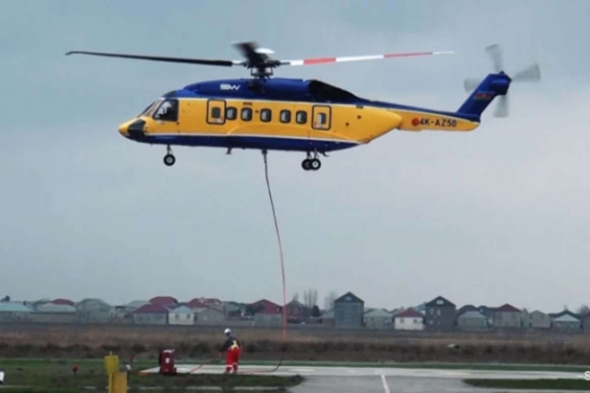 Silk Way Helicopter Services выполнила полет в сложных метеорологических условиях, спасая жизнь человека