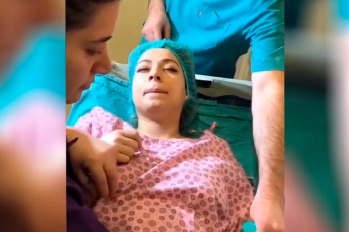 Aparıcı Mələk keçirdiyi əməliyyatı Instagramda yayımladı - VİDEO
