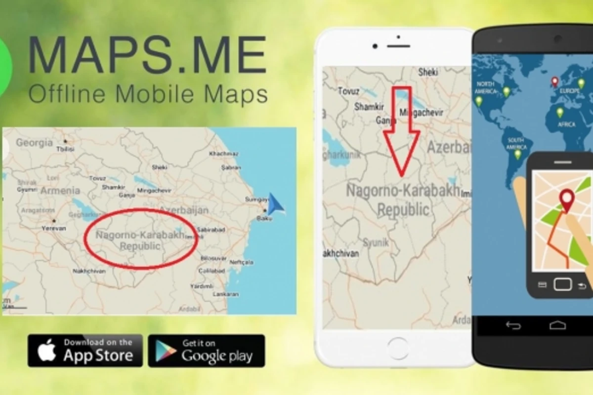 “Maps.me” şirkətindən Azərbaycana qarşı böyük təxribat - FOTO “Maps.me” şirkətindən Azərbaycana qarşı böyük təxribat - FOTO