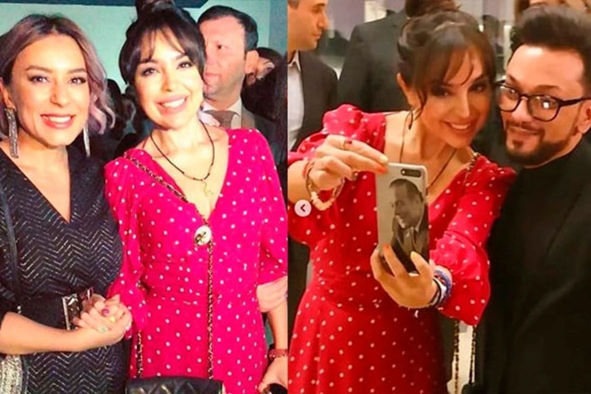 Məşhurlar Leyla Əliyeva ilə bir arada - FOTOLAR