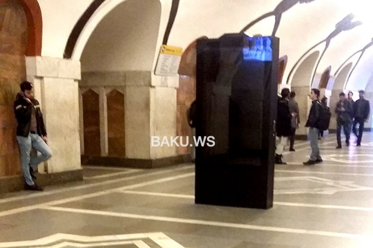 Bakı metrosunda qoyulan qara qutunun sirri açıldı – FOTO