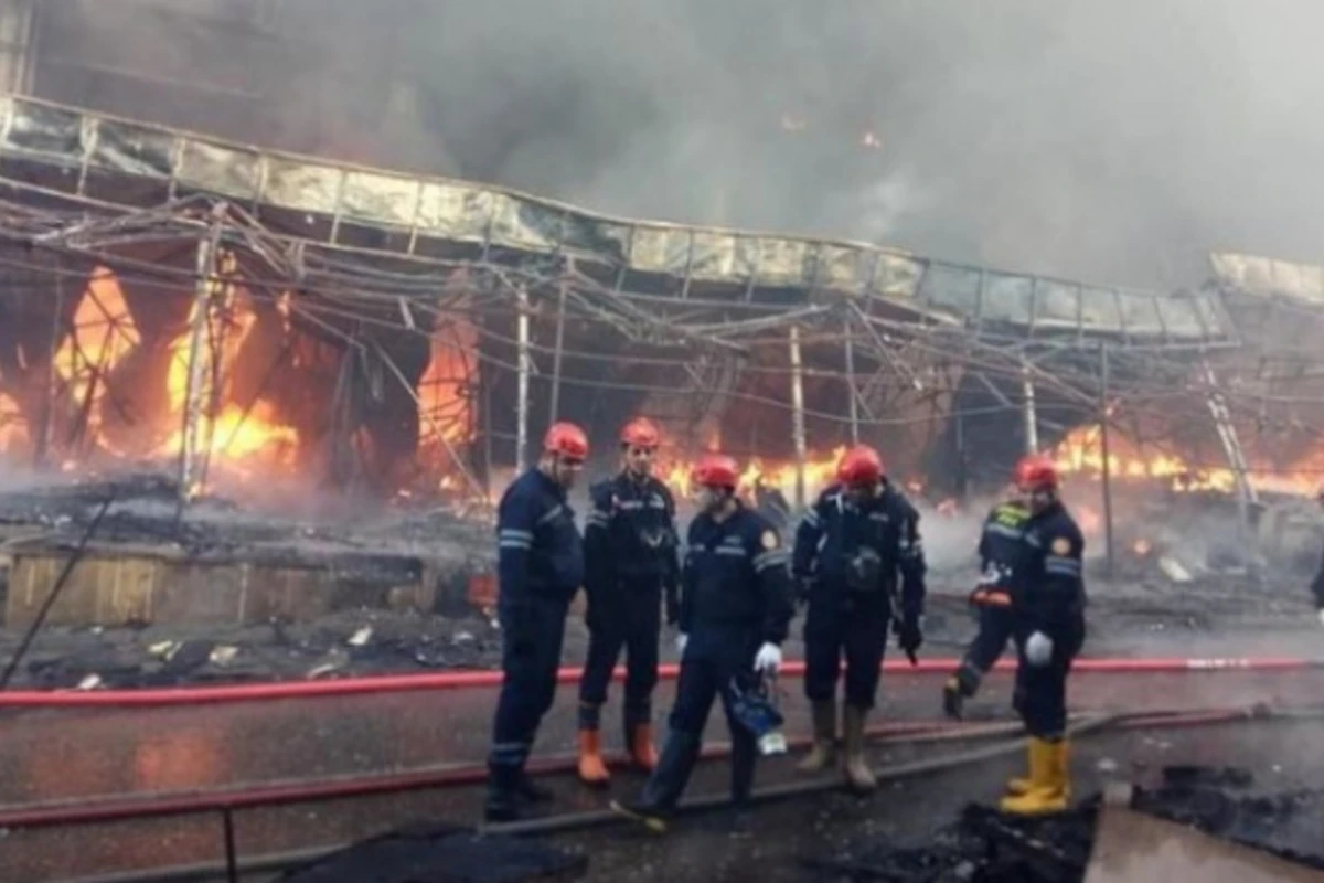 Названа первоначальная причина пожара в торговом центре Diqlas