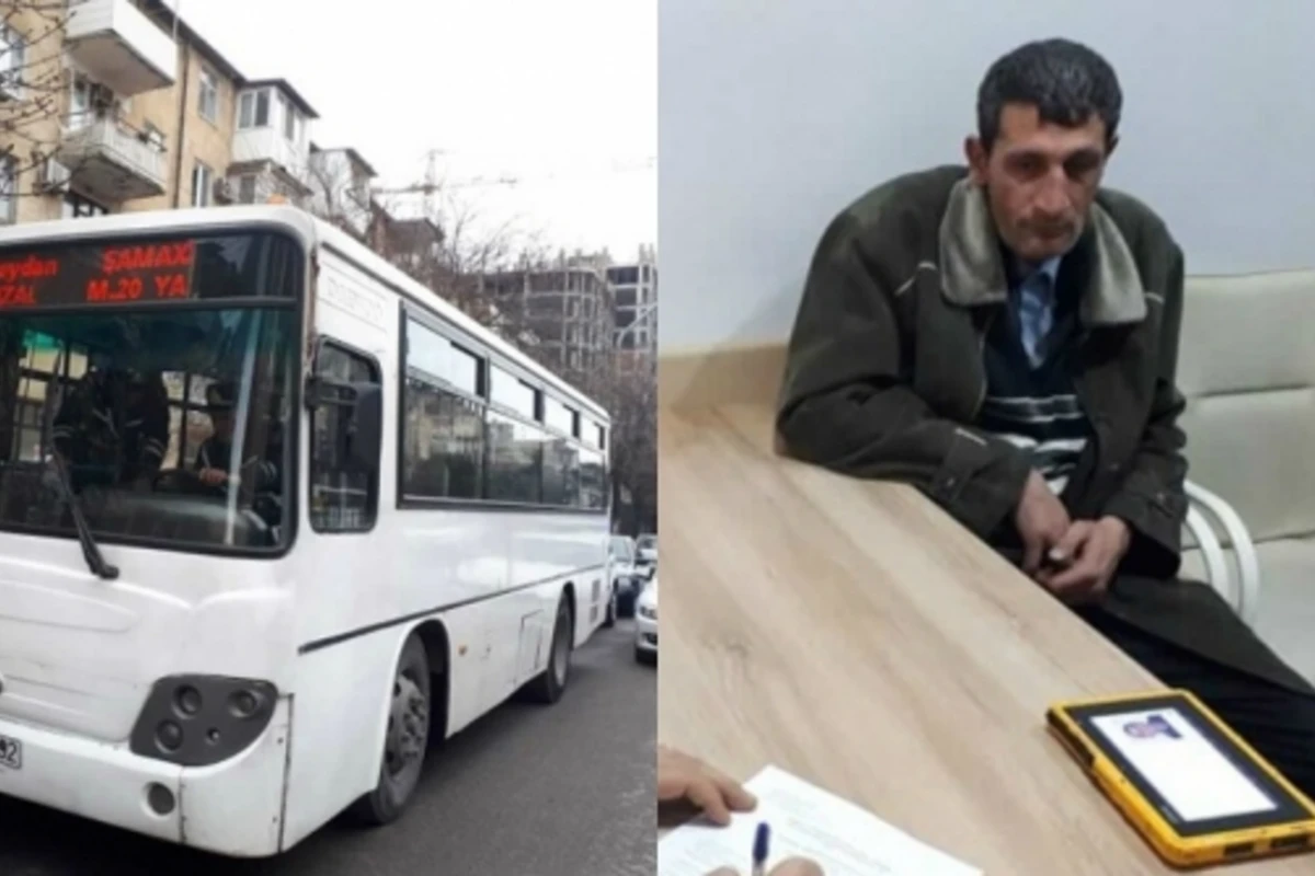 В Баку пьяного водителя автобуса преследовала полиция - ВИДЕО