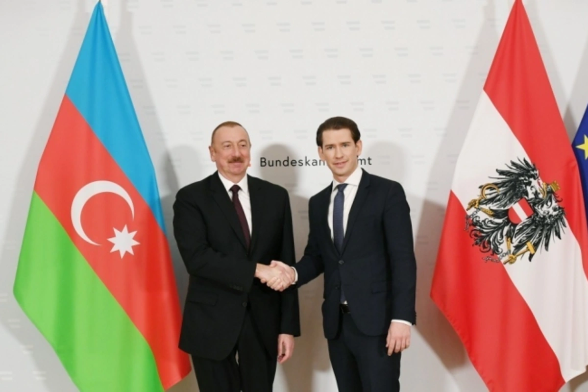 İlham Əliyev Avstriyanın Federal Kansleri ilə görüşüb - FOTO