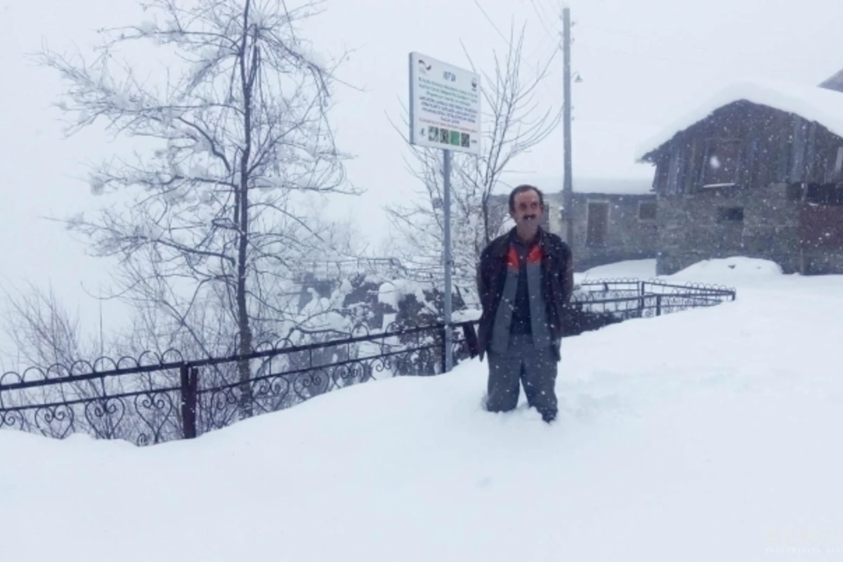 В Азербайджане выпало более полуметра снега - ФОТО