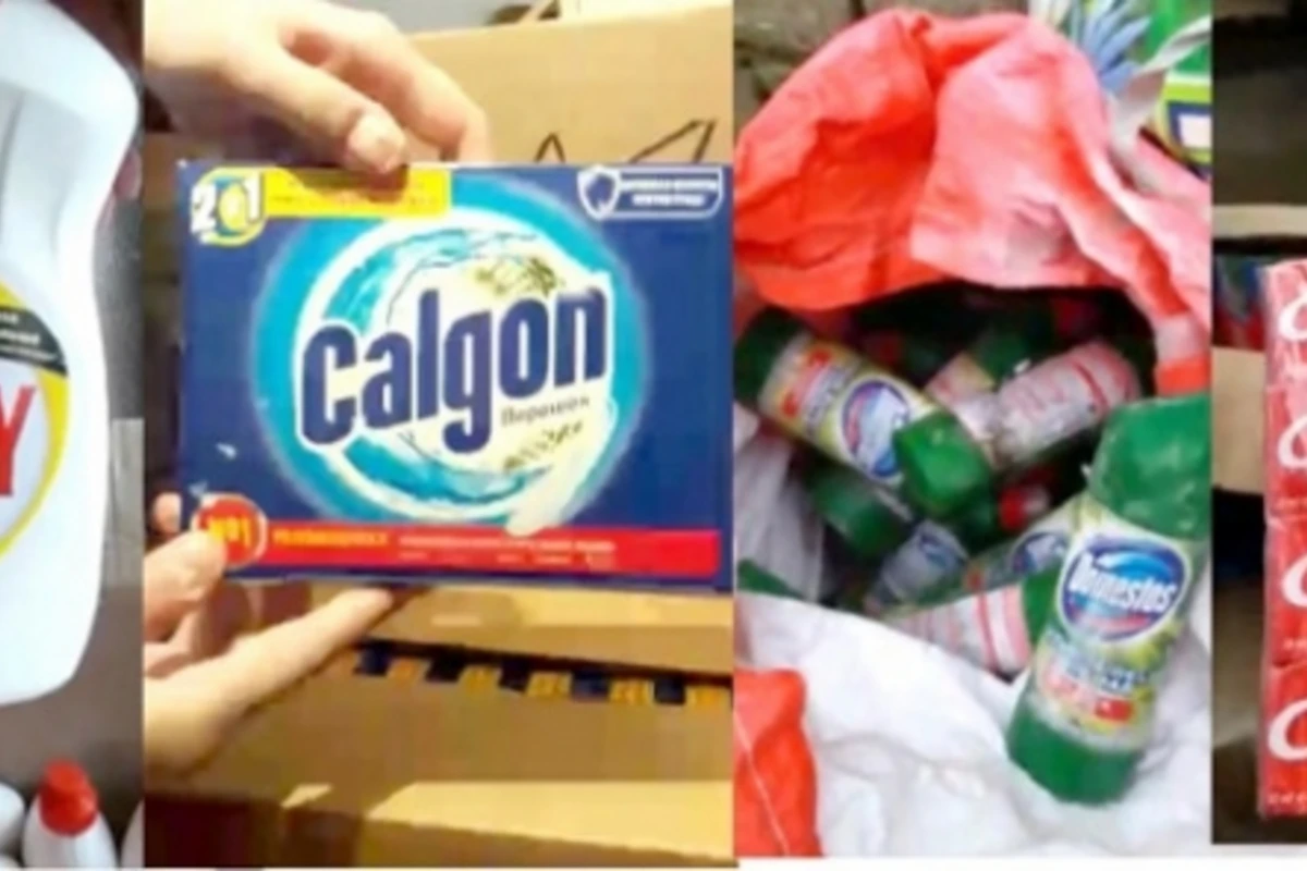 Azərbaycanda saxta Ariel, Colgon, Domestos, Vernel satılır - FOTO Azərbaycanda saxta Ariel, Colgon, Domestos, Vernel satılır - FOTO