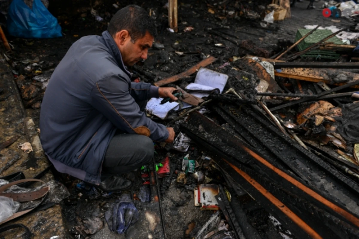 Yanğından zərər çəkmiş 57 sahibkara 570 min manat maddi yardım ödənilib - VİDEO