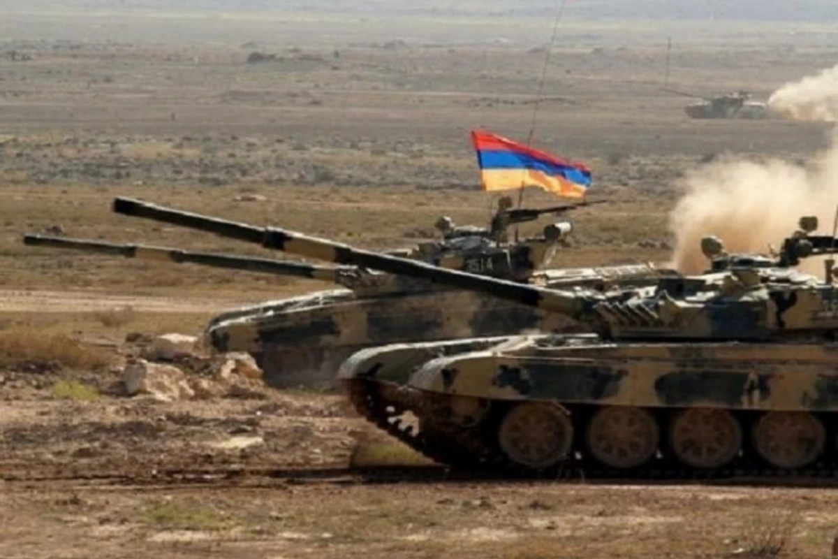 Ermənilər işğal etdikləri Azərbaycan torpaqlarında təlim keçirir