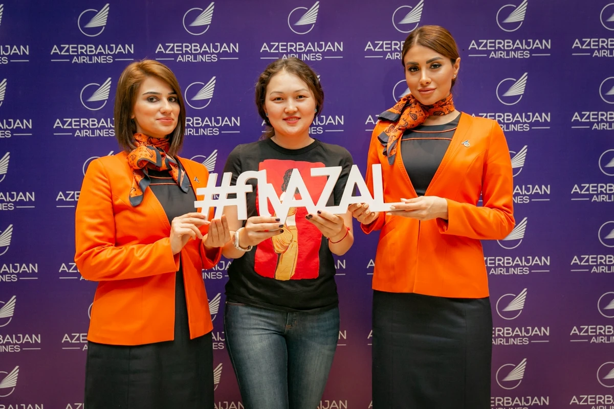 AZAL Almatıda yeni müntəzəm aviareysin təqdimatını keçirib - FOTO AZAL Almatıda yeni müntəzəm aviareysin təqdimatını keçirib - FOTO