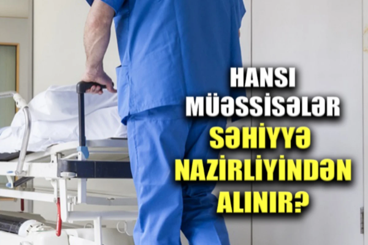 Yüzlərlə xəstəxana Səhiyyə Nazirliyindən alınır - VİDEO