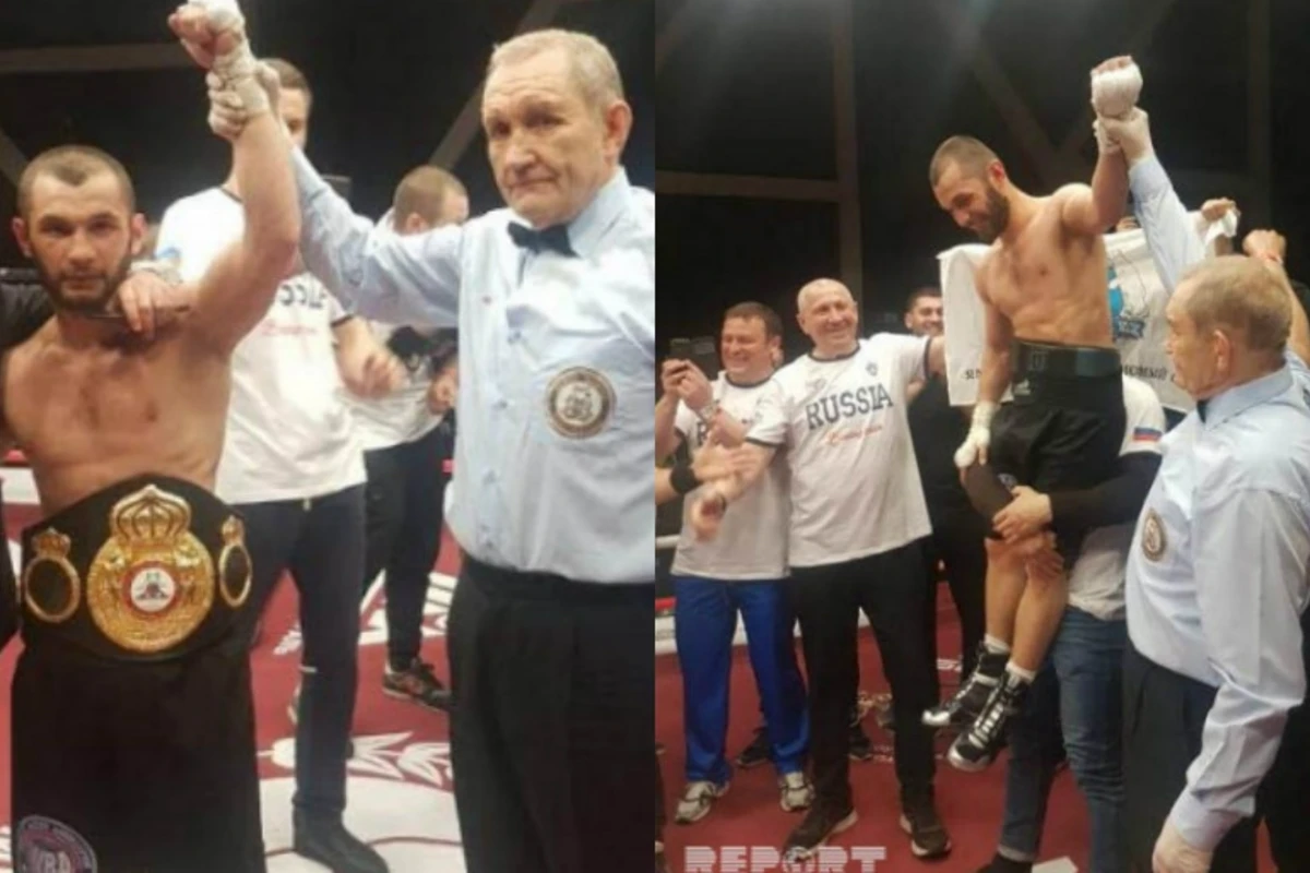Азербайджанский боксер победил армянина и завоевал пояс WBA Continental - ФОТО