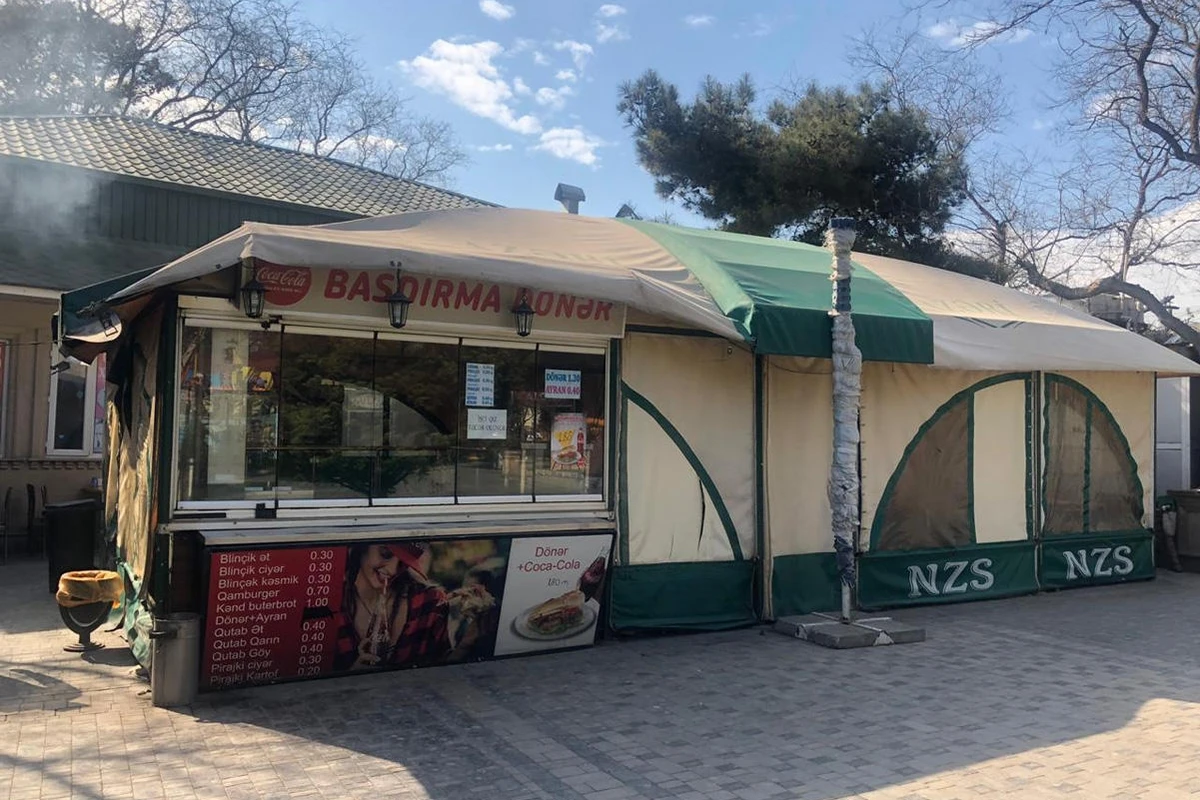 Бакинское кафе наказали из-за кошки, евшей мясо с вертела - ФОТО