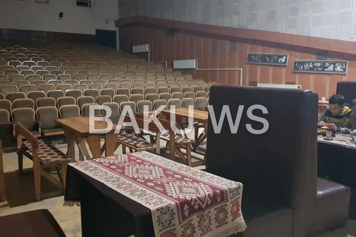 Bakıda məşhur kinoteatrı çayxana etdilər – VİDEO