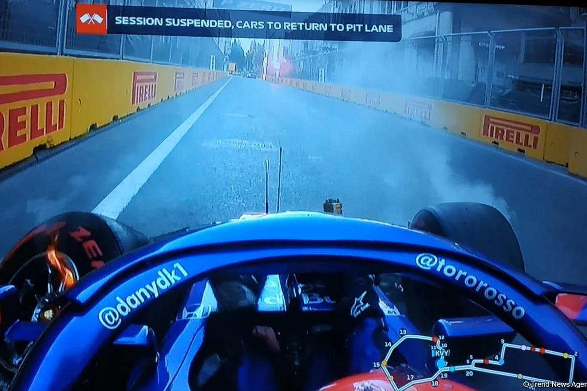 Formula 1-də daha bir qəza Formula 1-də daha bir qəza