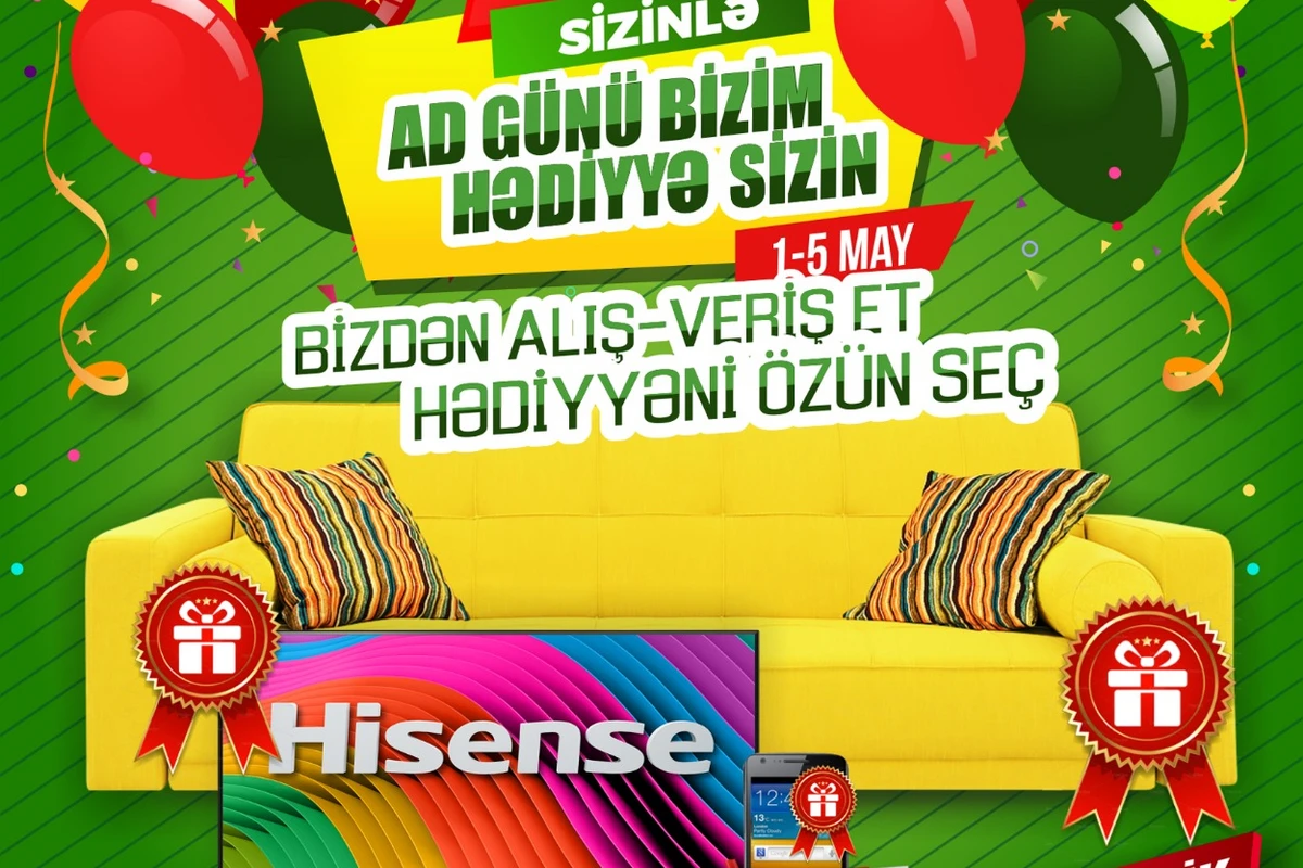 Bu il 1 yaşını qeyd edən Klass mağazalar şəbəkəsi yeni kampaniya elan edir!