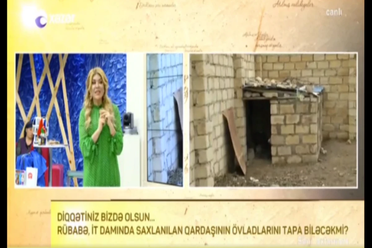 Azərbaycanda üç uşaq atası it damında saxlanılır - VİDEO