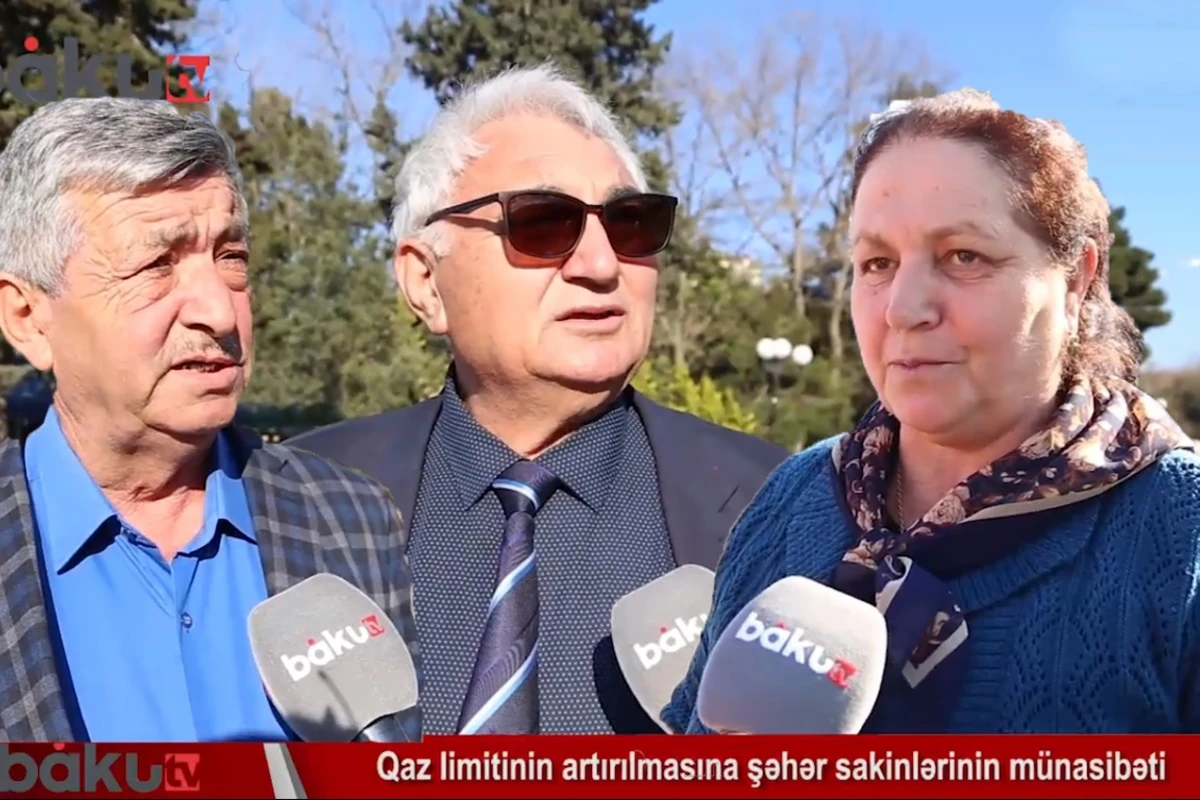 Əhalinin qazın limitinin artırılmasına reaksiyası – VİDEO Əhalinin qazın limitinin artırılmasına reaksiyası – VİDEO