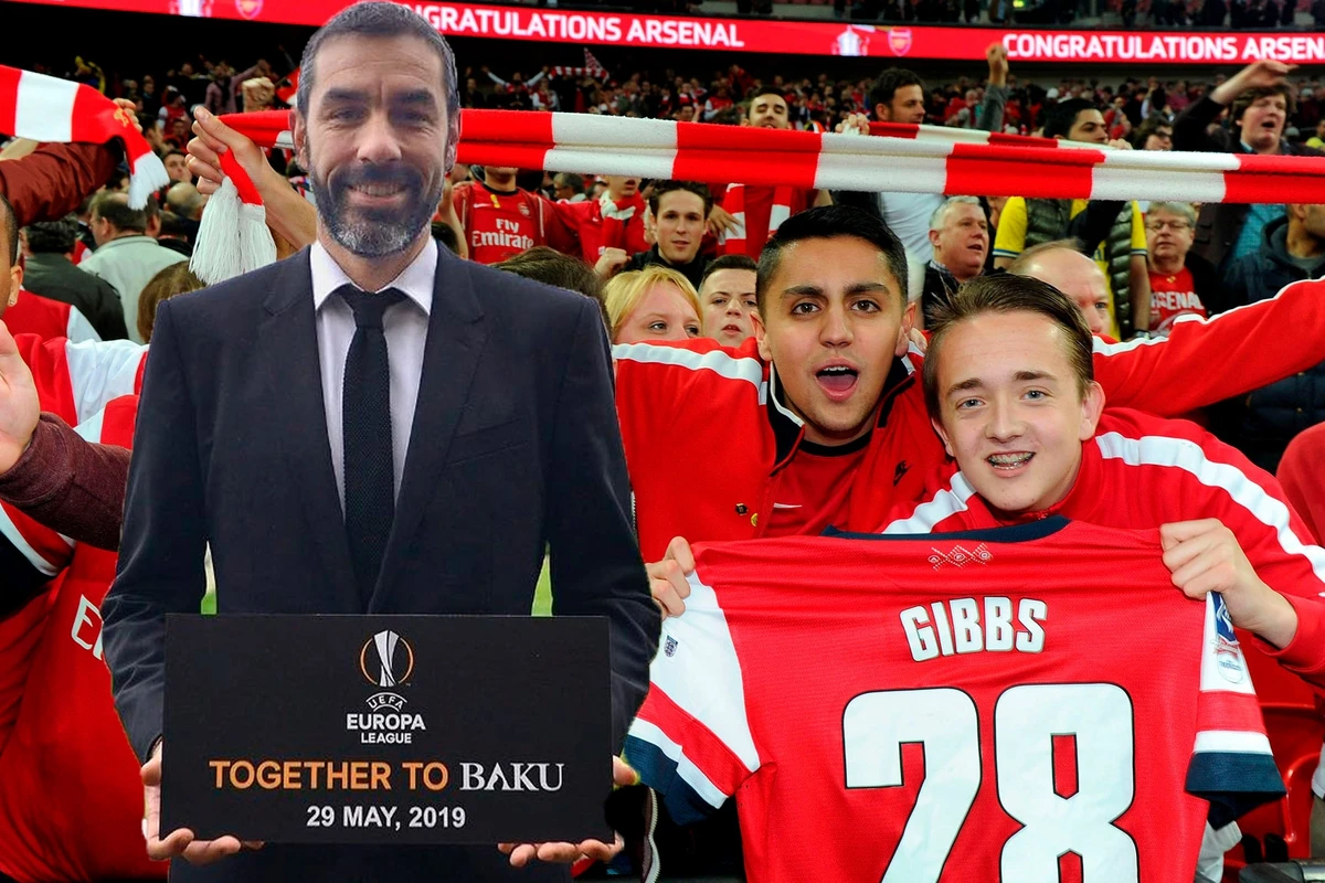 Rober Pires Arsenal azarkeşlərini Bakı finalına çağırdı - VİDEO