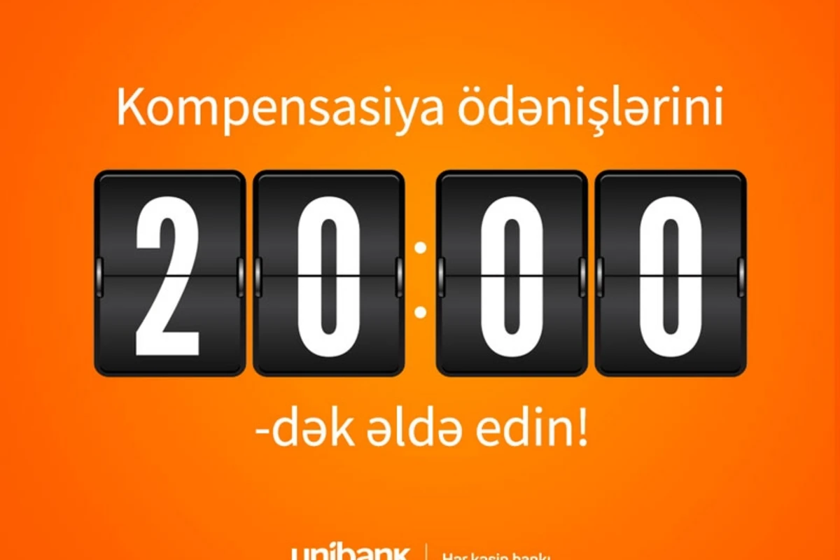 Unibank filiallarının xidmət vaxtı uzadıldı: saat 20.00-dək Unibank filiallarının xidmət vaxtı uzadıldı: saat 20.00-dək
