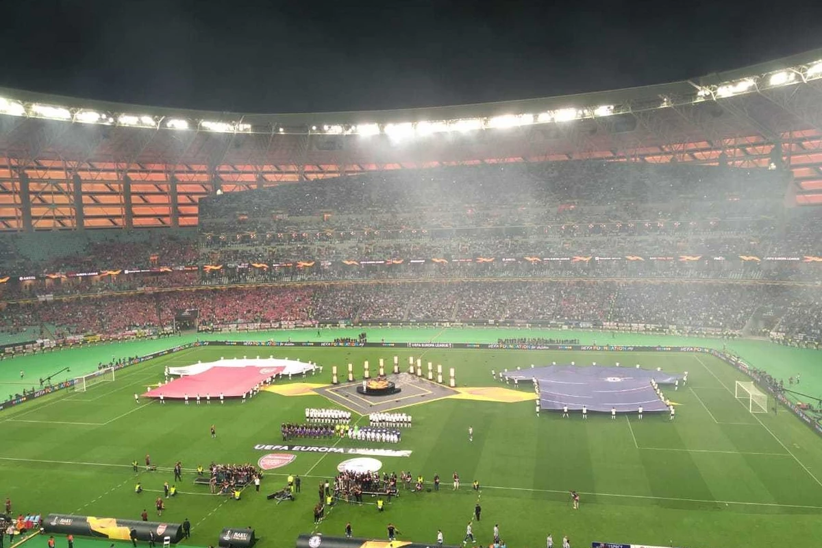 UEFA Avropa Liqası finalı matçının açılış mərasimi olub - FOTO UEFA Avropa Liqası finalı matçının açılış mərasimi olub - FOTO
