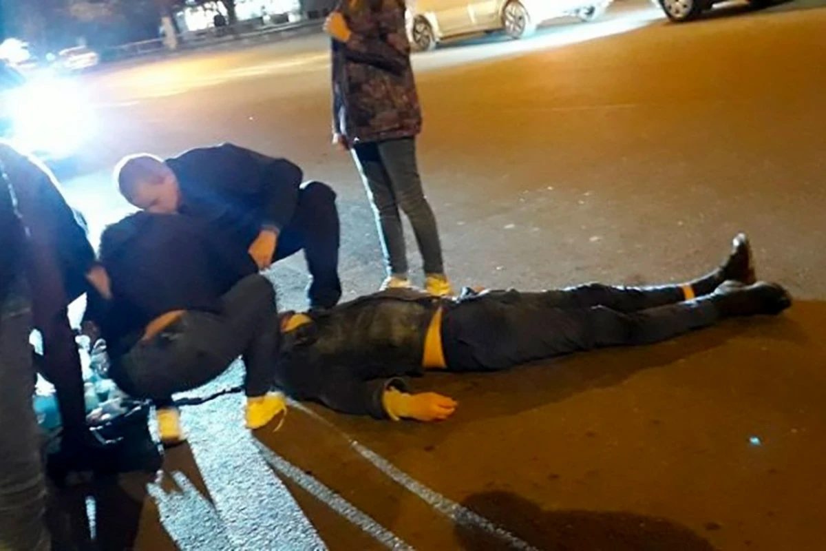 В Баку насмерть сбит пешеход - ВИДЕО