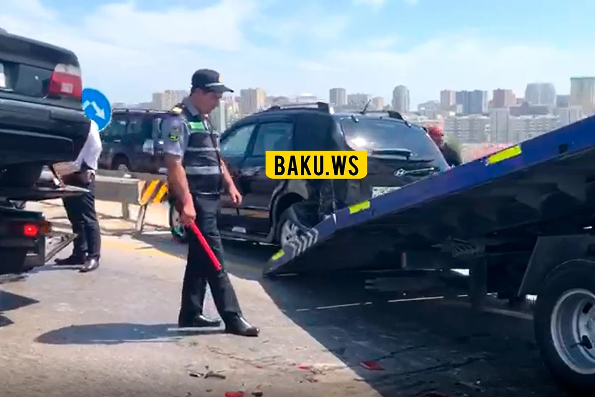 Bakıda ağır qəza – VİDEO Bakıda ağır qəza – VİDEO