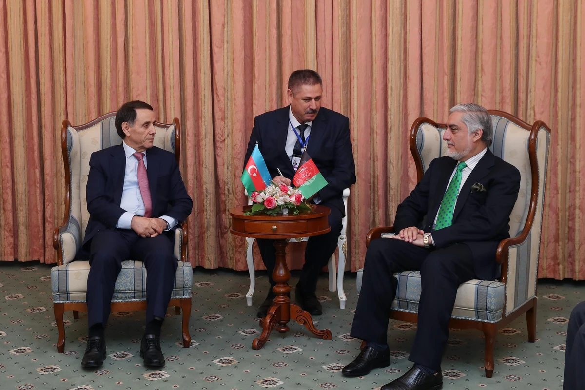 Novruz Məmmədov Əfqanıstan icra rəisi ilə görüşüb - FOTO
