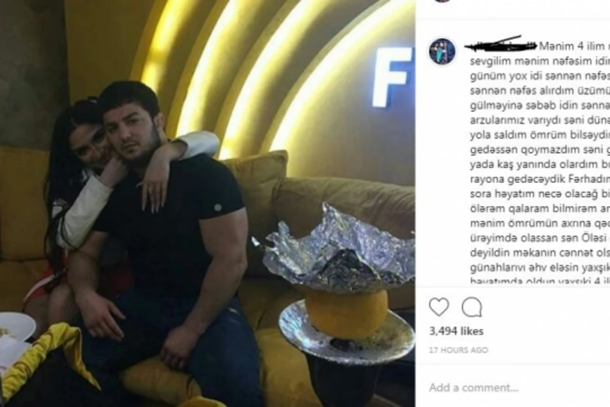 Qəzada ölən dünya çempionunun sevgilisindən ürək parçalayan sözlər: Bilsəydim, qoymazdım - VİDEO Qəzada ölən dünya çempionunun sevgilisindən ürək parçalayan sözlər: Bilsəydim, qoymazdım - VİDEO