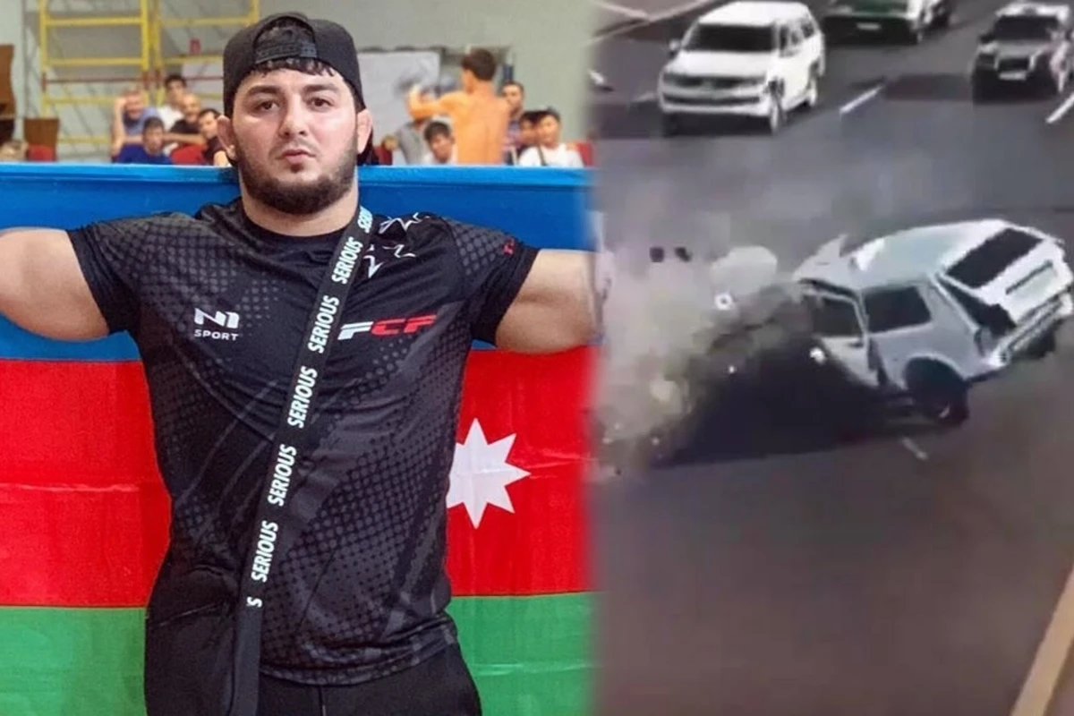 Dünya çempionumuz Fərhad Poladovun qəzaya düşdüyü an - VİDEO Dünya çempionumuz Fərhad Poladovun qəzaya düşdüyü an - VİDEO
