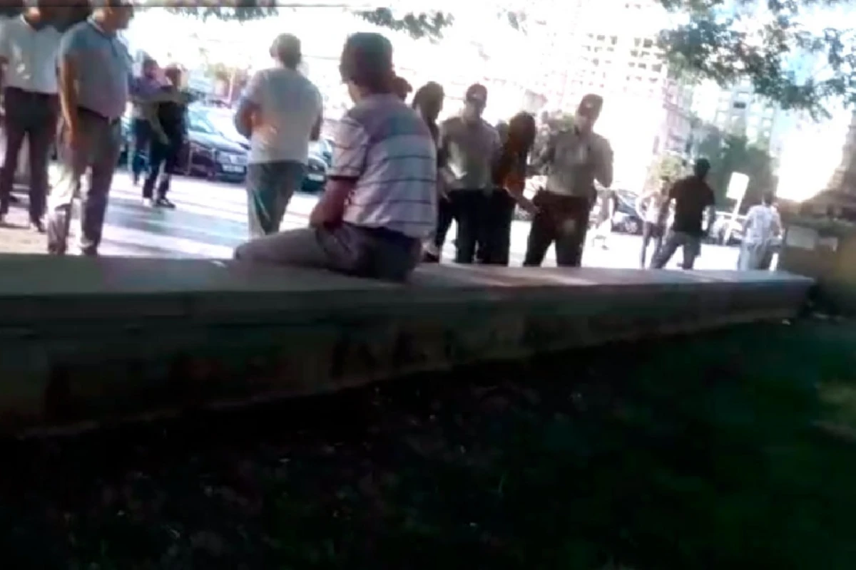 В бакинском парке подрались четыре девушки - ВИДЕО