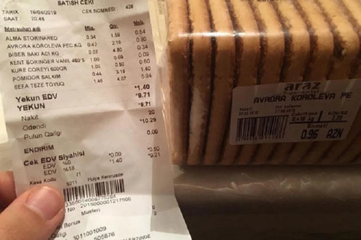“Araz” supermarketi məhsulun bitmə tarixini dəyişdirir - FOTO