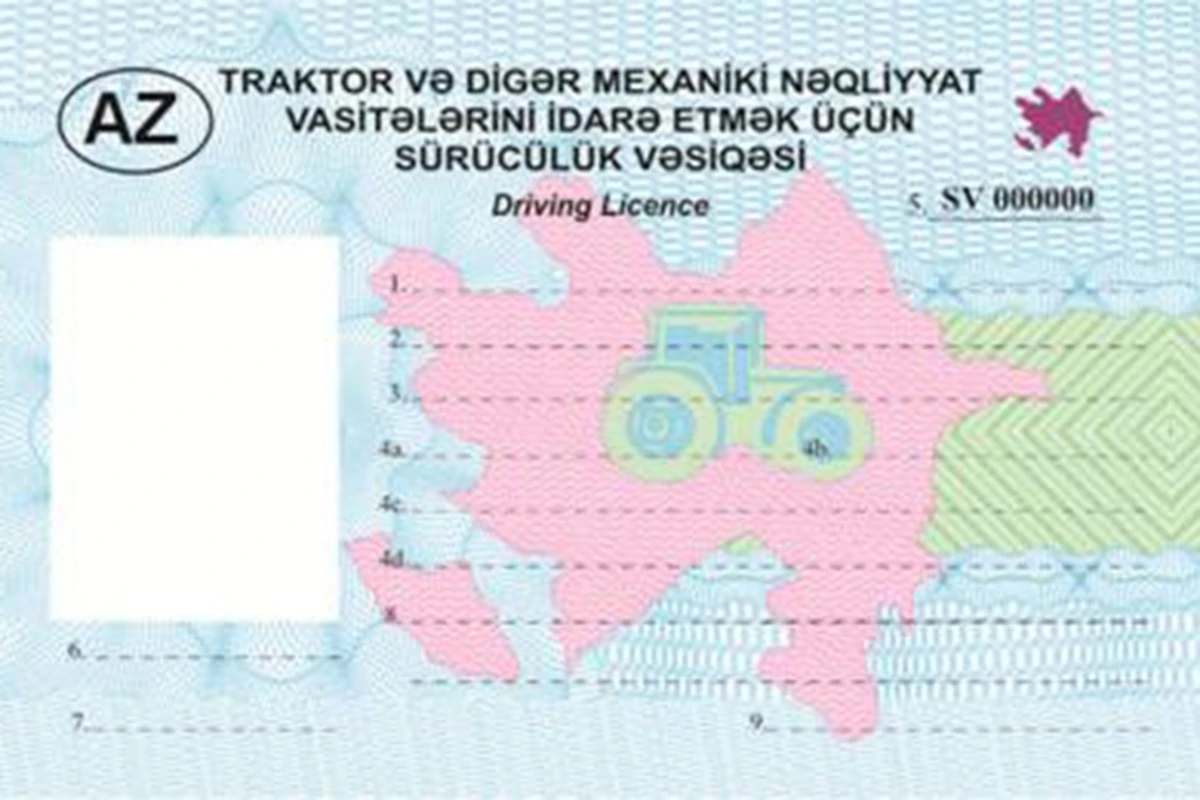 Azərbaycanda yeni sürücülük vəsiqəsinin nümunəsi təsdiqlənib - FOTO
