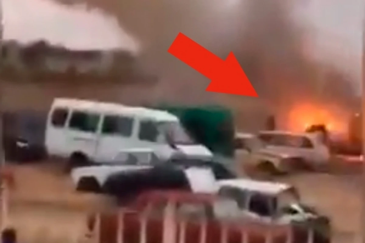 Страшные кадры! ВИДЕО поджога водителем себя и своего Hummer