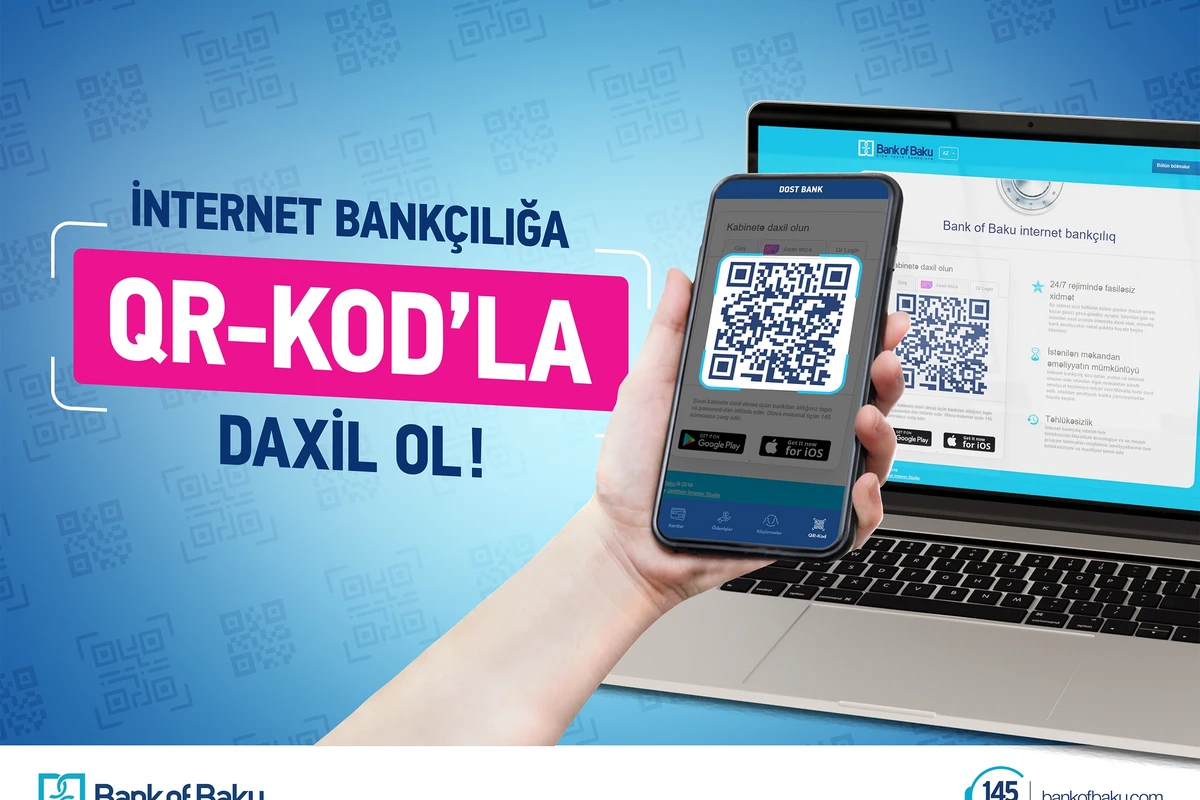 Bank of Baku-nun İnternet Bankçılığına daxil olmaq indi daha asan! Bank of Baku-nun İnternet Bankçılığına daxil olmaq indi daha asan!