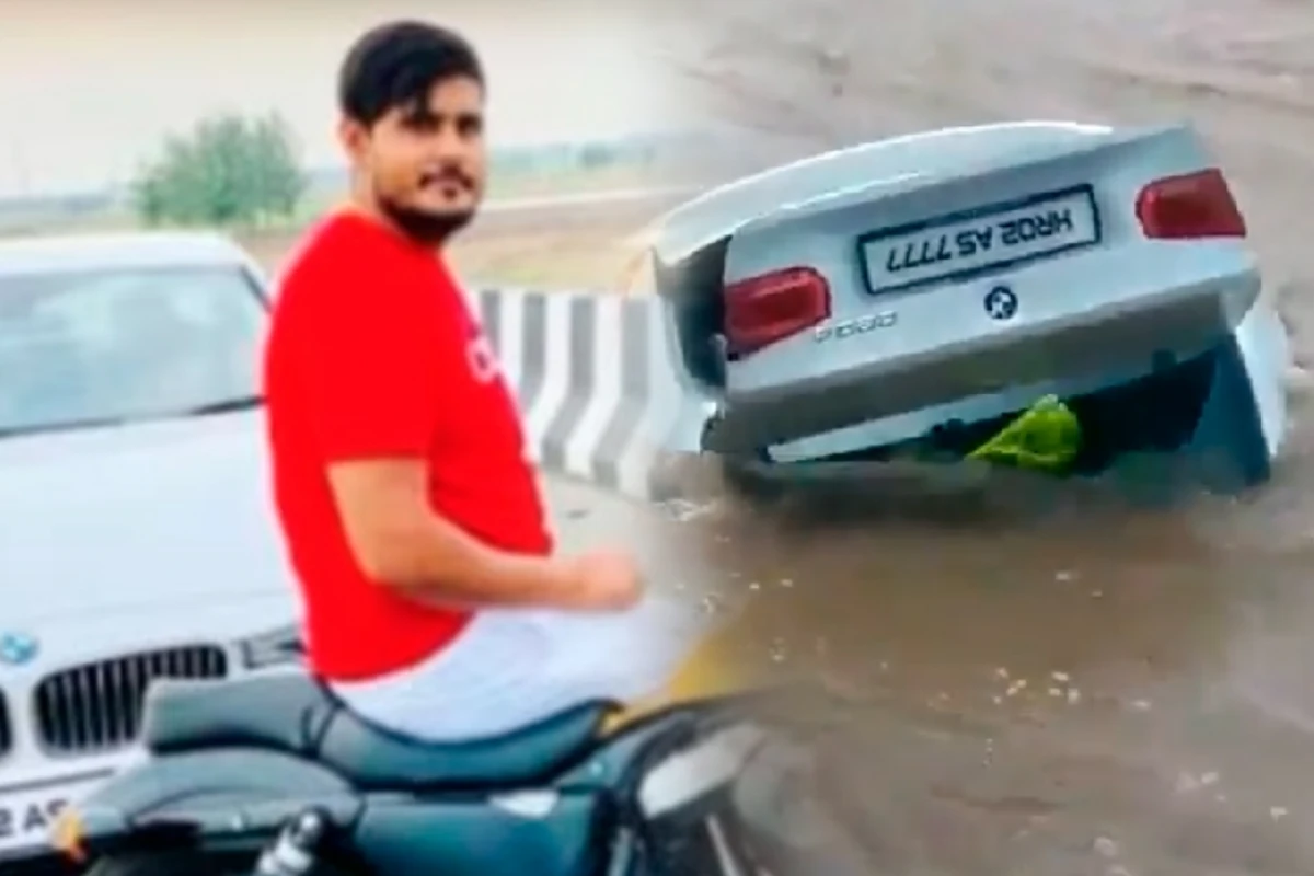 Atasından “Jaguar” gözləyən gənc 44 minlik BMW hədiyyəsini çaya atdı – VİDEO
