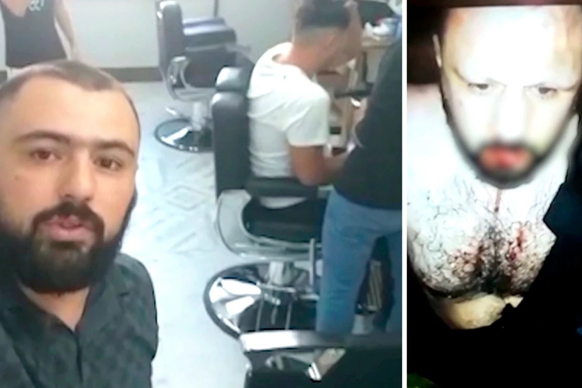 Недовольный стрижкой сына отец побрил налысо парикмахеров - ВИДЕО