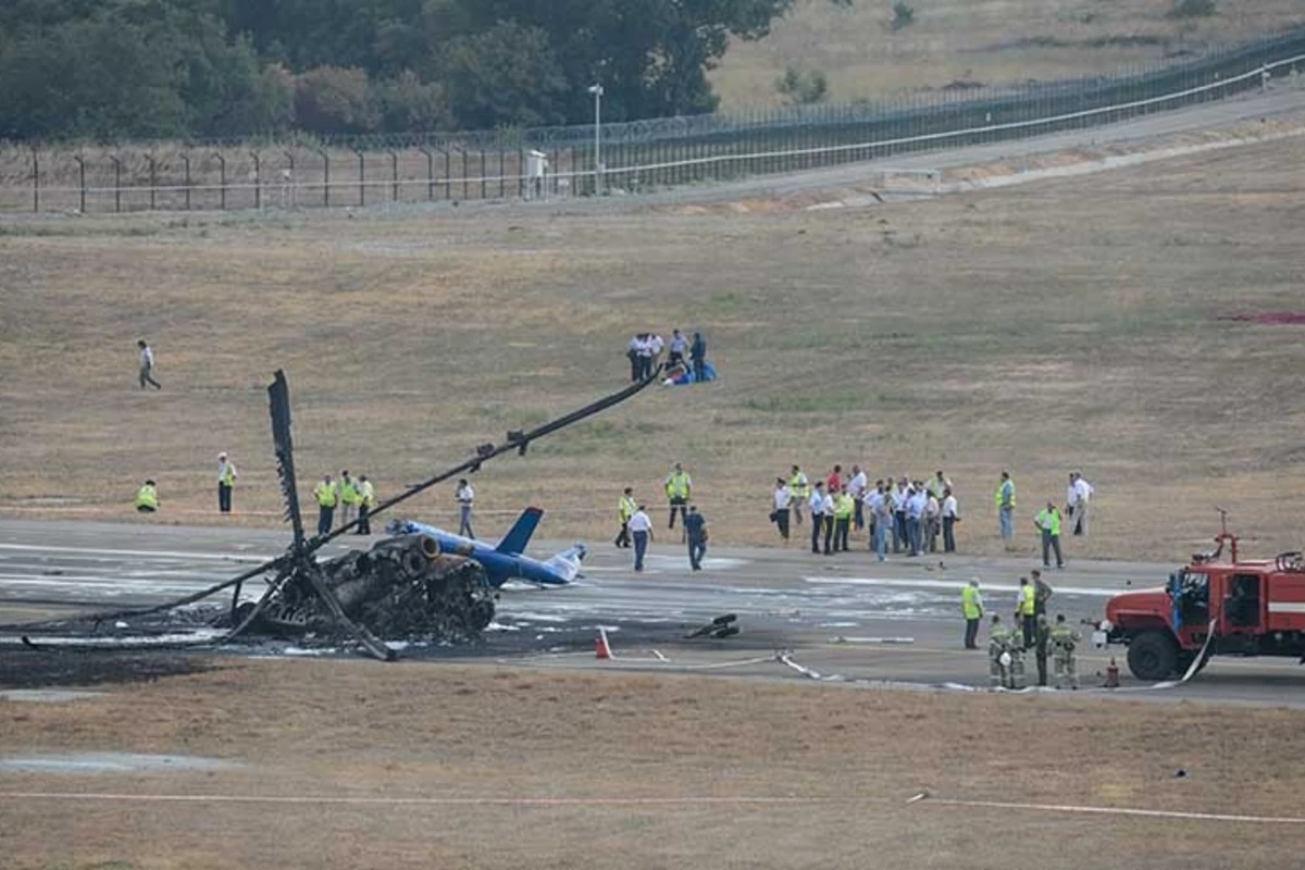 В России упал военный вертолет Ми-8 - ВИДЕО