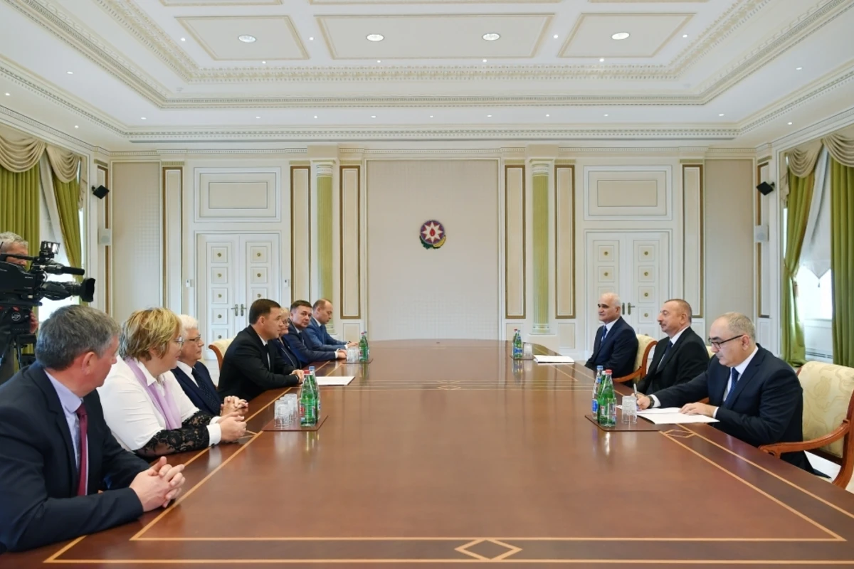İlham Əliyev qubernatoru qəbul etdi