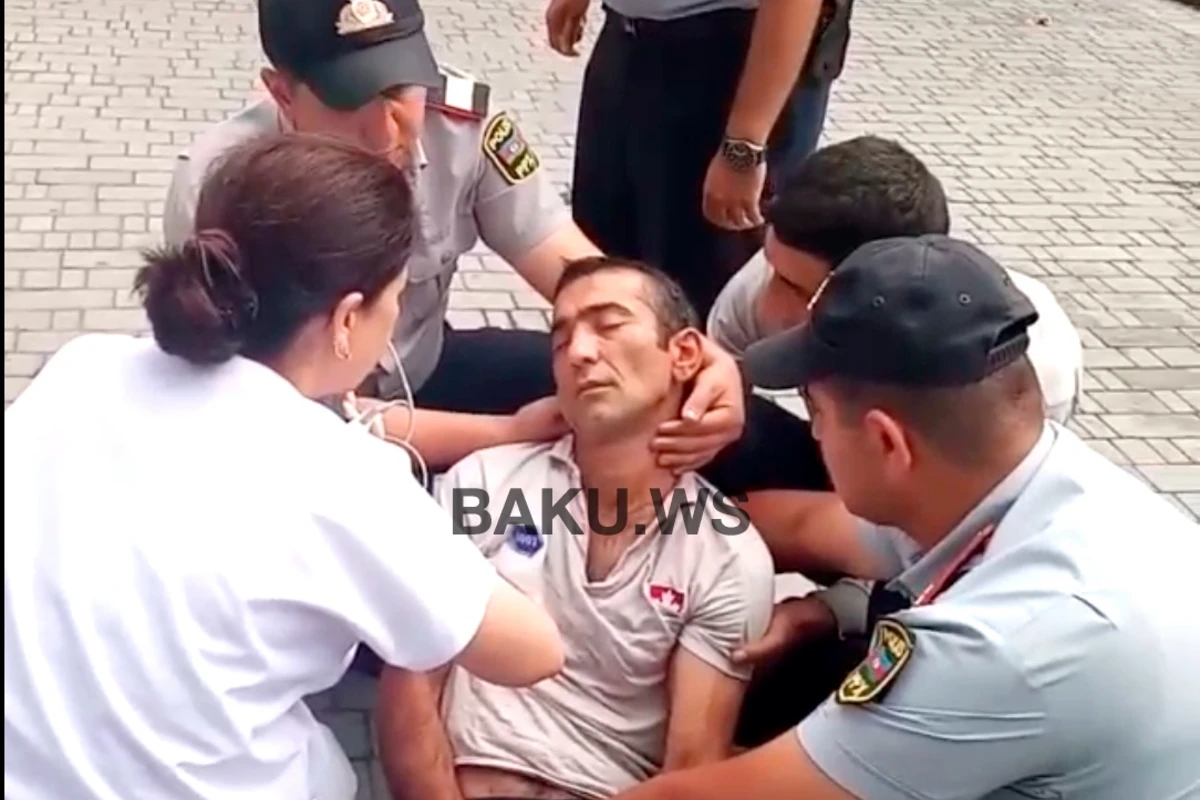 Bakıda polislər vətəndaşı ölümdən xilas etdilər - VİDEO Bakıda polislər vətəndaşı ölümdən xilas etdilər - VİDEO