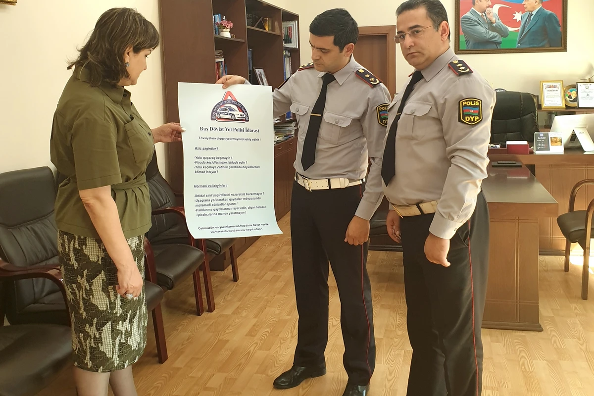 Yol polisindən yeni layihə - FOTO Yol polisindən yeni layihə - FOTO