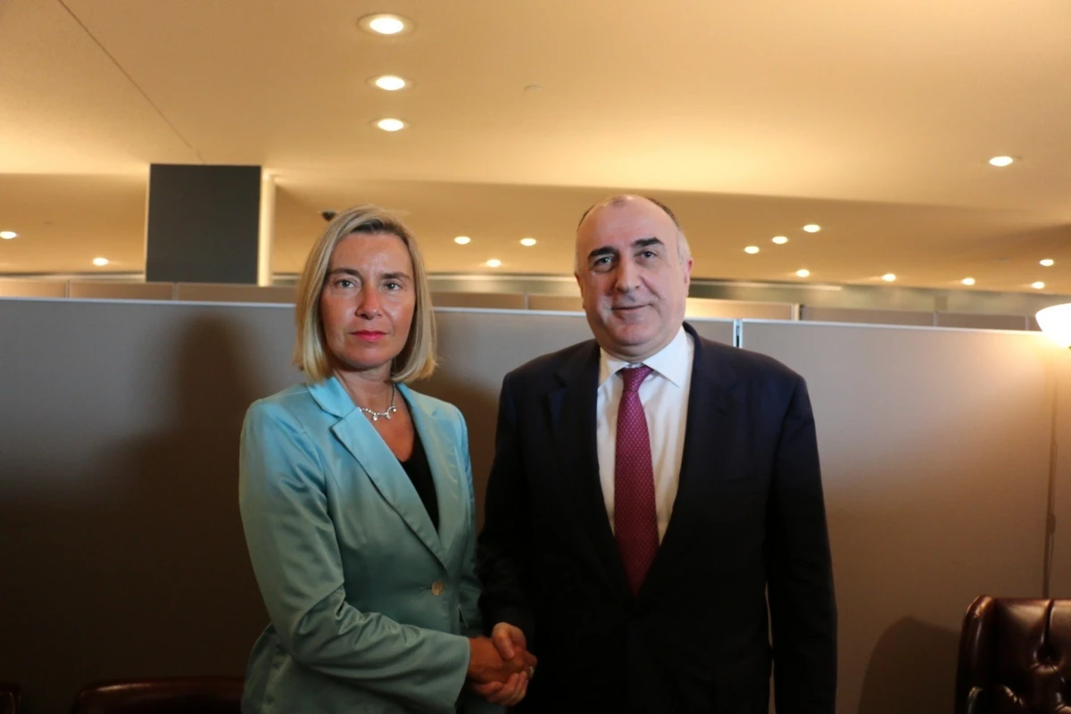 Elmar Məmmədyarov Moqerini ilə Dağlıq Qarabağ münaqişəsini müzakirə edib